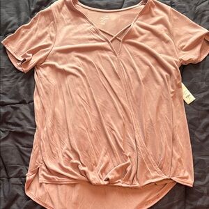 Alya Blush Short Sleeve Top